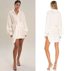 NWT Nonchalant Dafne Dress Off White